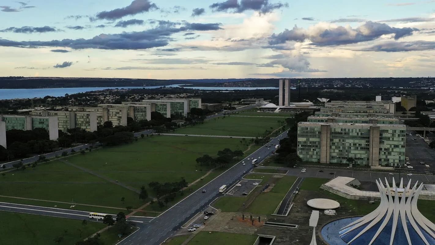 Vista aérea da Esplanada dos Ministérios, em Brasília (foto de arquivo)