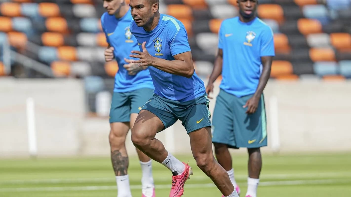 Jogadores da Seleção Brasileira em treino antes de enfrentar o Japão na Copa do Mundo de 2026 (foto de arquivo)