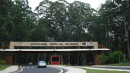 Pórtico de entrada do campus da Universidade Federal de São Carlos (UFSCar)
