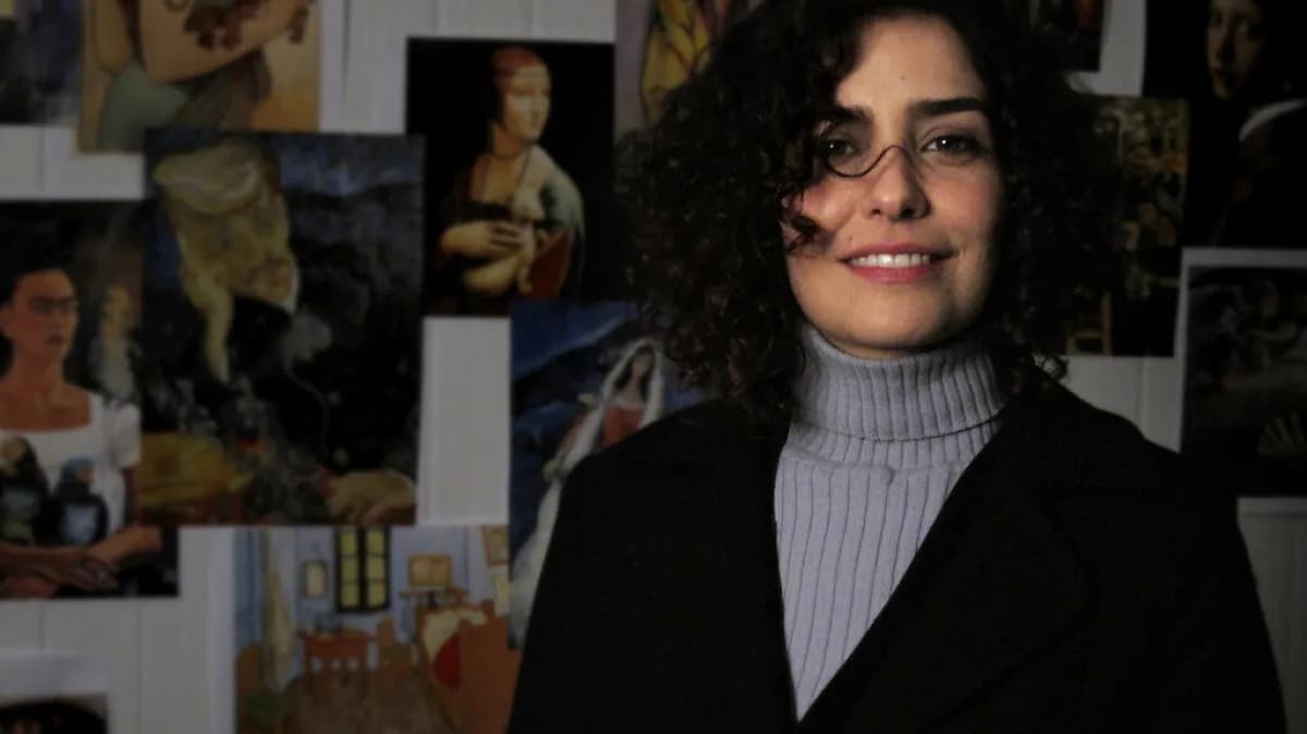 Retrato da atriz Letícia Sabatella