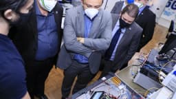 Visita técnica às instalações do Inatel, instituto de telecomunicações de Santa Rita do Sapucaí (MG), cidade que sedia o HackTown (foto de arquivo, 2022)