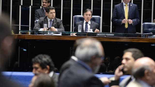 Plenário do Senado Federal durante sessão
