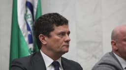 Sergio Moro, governador eleito do Paraná, durante sessão solene na Assembleia Legislativa do Paraná