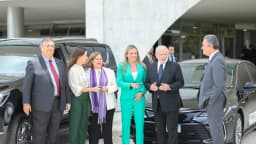Celina Leão em evento oficial do governo do Distrito Federal