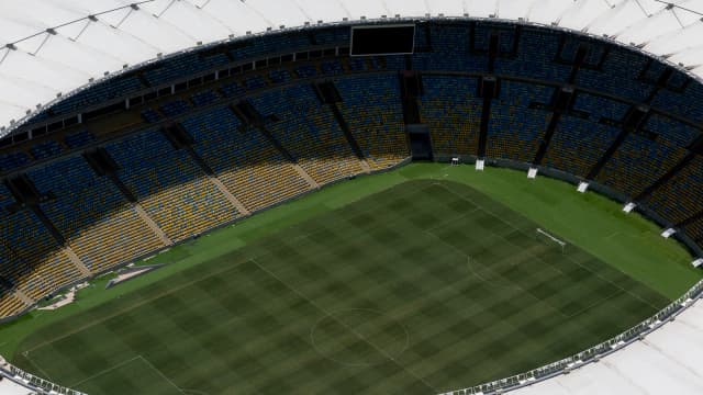 Vista do gramado do Estádio Maracanã (foto de arquivo)