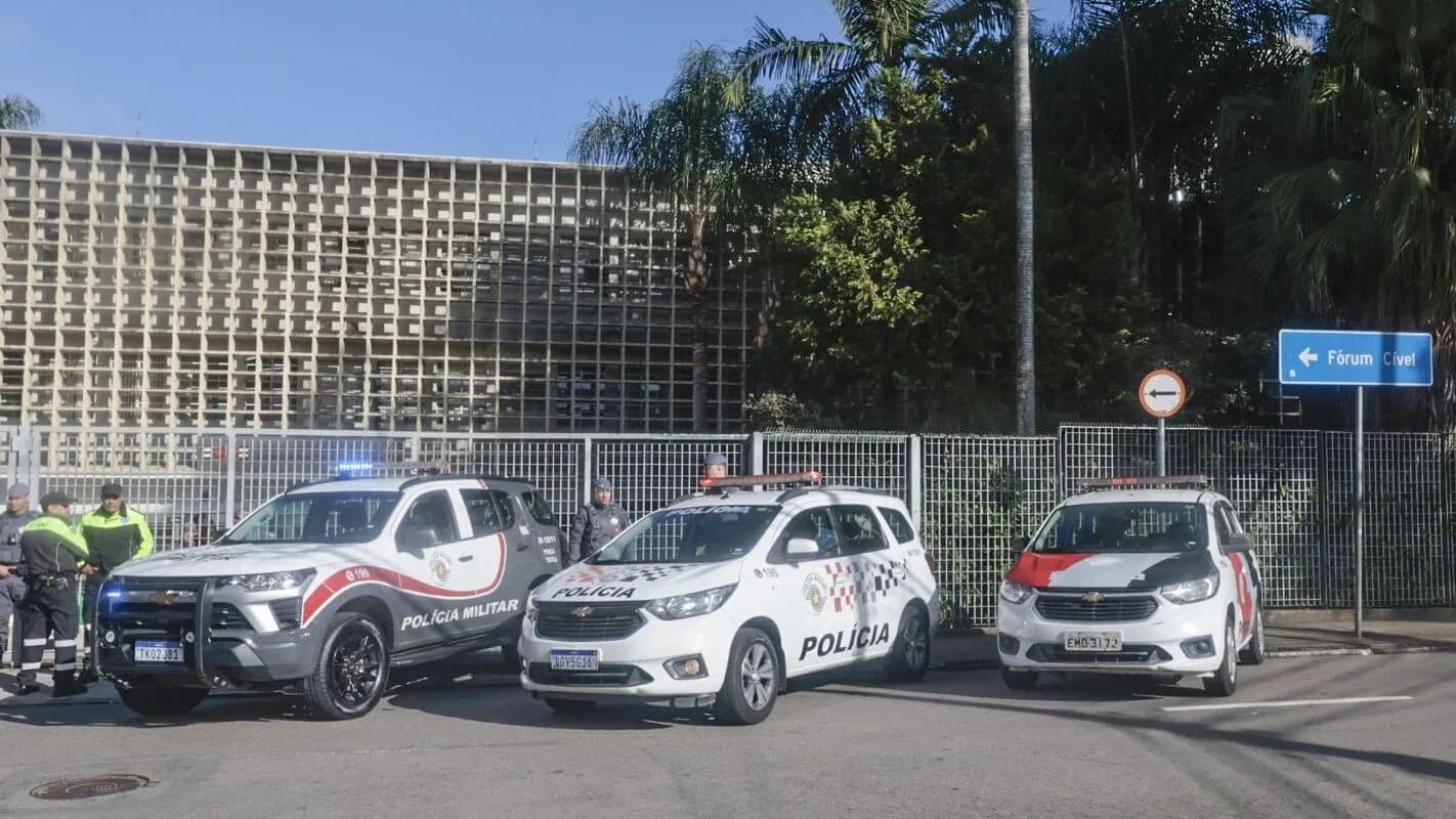 Viaturas da Polícia Civil de São Paulo em ocorrência, foto de arquivo