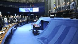 Plenário do Congresso Nacional durante sessão, em foto de arquivo