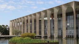 Fachada do Palácio Itamaraty, em Brasília, sede do Ministério das Relações Exteriores