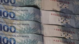 Notas de R$ 100 do Banco Central do Brasil