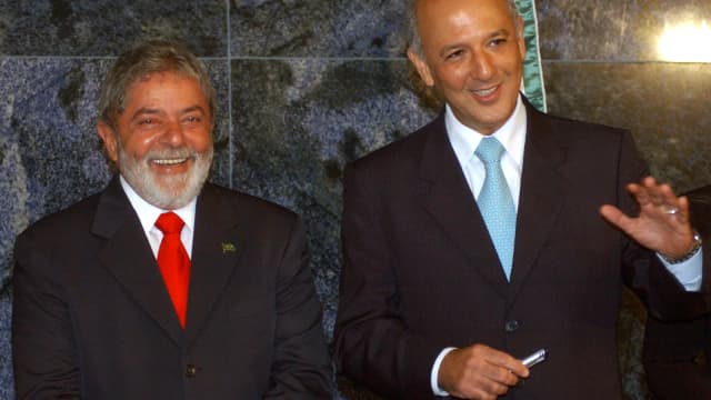 Ex-governador José Roberto Arruda ao lado do então presidente Lula, em foto de arquivo de 2008