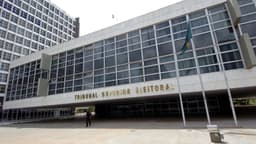 Fachada do Tribunal Superior Eleitoral (TSE), em Brasília