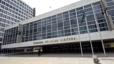 Fachada do Tribunal Superior Eleitoral (TSE), em Brasília