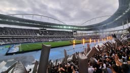 Torcida do Botafogo no Estádio Nilton Santos