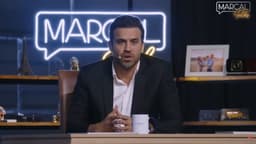 Pablo Marçal durante entrevista em seu programa Marçal Talks