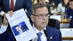 O advogado-geral da União, Jorge Messias, fala em sabatina no Senado