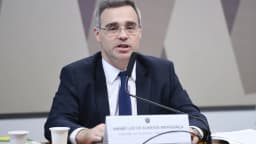 André Mendonça fala em sabatina no Senado durante indicação ao Supremo Tribunal Federal, foto de arquivo