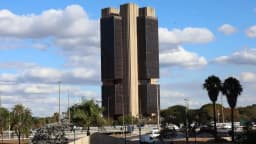 Fachada do edifício-sede do Banco Central do Brasil, em Brasília