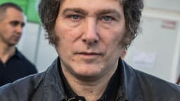 Javier Milei, presidente da Argentina, em retrato recente (foto de arquivo)