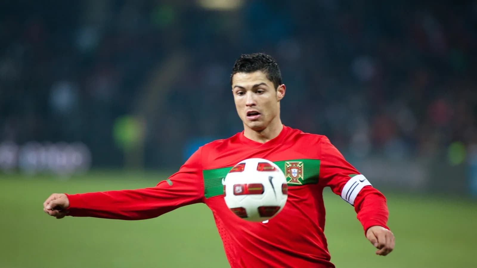 Cristiano Ronaldo em ação pela seleção de Portugal, foto de arquivo
