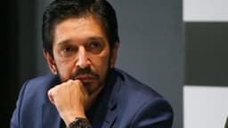 Ricardo Nunes, prefeito de São Paulo, em foto de arquivo de 2023