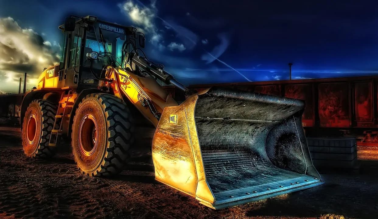 Imagem ilustrativa: excavator, heavy equipment, construction, heavy machinery, construction equipment, caterpillar, construction site, excavator, construction, construction, constr