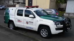 Viatura do SIATE, serviço de emergência médica do Corpo de Bombeiros do Paraná, foto de arquivo