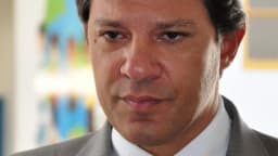 Retrato do ministro e candidato ao governo de São Paulo Fernando Haddad