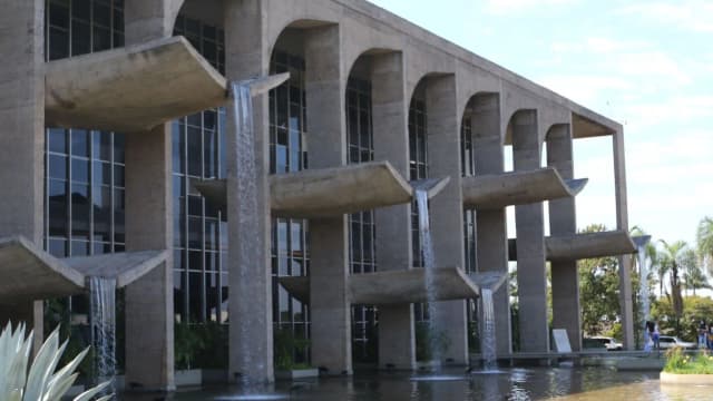 Fachada do Palácio da Justiça, sede do Ministério da Justiça e Segurança Pública, em Brasília