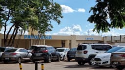 Fachada do Hospital Universitário da UFMS, em Campo Grande