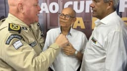 Governador Jerônimo Rodrigues em evento público em Araci, na Bahia