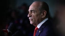 Senador Marcelo Castro (MDB-PI) em coletiva de imprensa