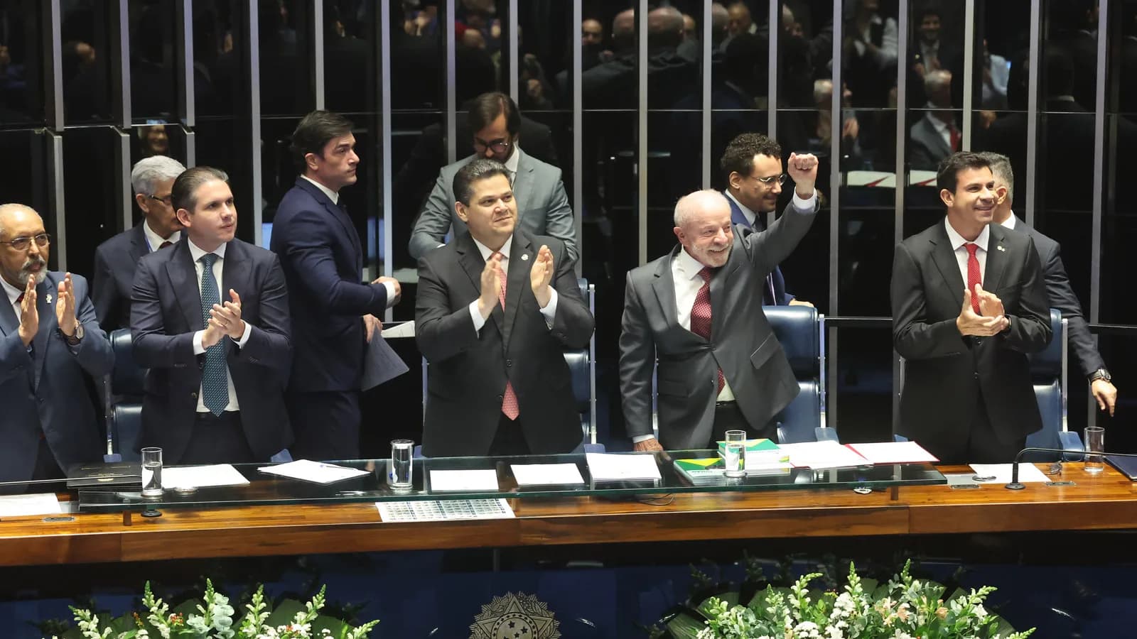 Lula durante sessão no Congresso Nacional, foto de arquivo