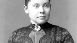 Retrato fotográfico real de Lizzie Borden, feito por volta de 1890
