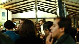 Jornalistas acompanham cobertura de debate eleitoral em foto de arquivo