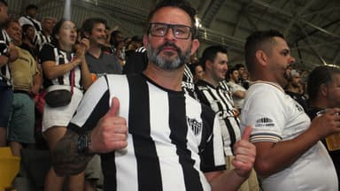 Torcida do Atlético-MG nas arquibancadas da Arena MRV, foto de arquivo