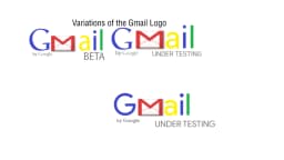 Variações do logotipo do Gmail