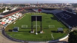 Vista aérea do estádio de São Januário, do Vasco da Gama, no Rio de Janeiro