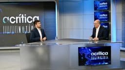 Vice-presidente Geraldo Alckmin durante entrevista a programa de TV