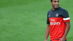 Lucas Moura em campo durante jogo (foto de arquivo)