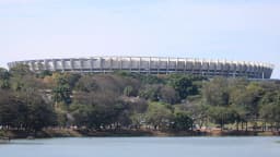 Vista externa do Mineirão, estádio do Cruzeiro, em Belo Horizonte