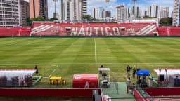 Arquibancada do Estádio dos Aflitos, casa do Náutico, em Recife