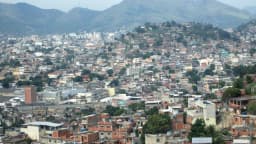 Vista panorâmica do Complexo do Alemão, na Zona Norte do Rio de Janeiro