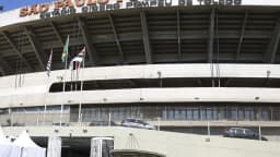Fachada do estádio do São Paulo Futebol Clube, o Morumbis