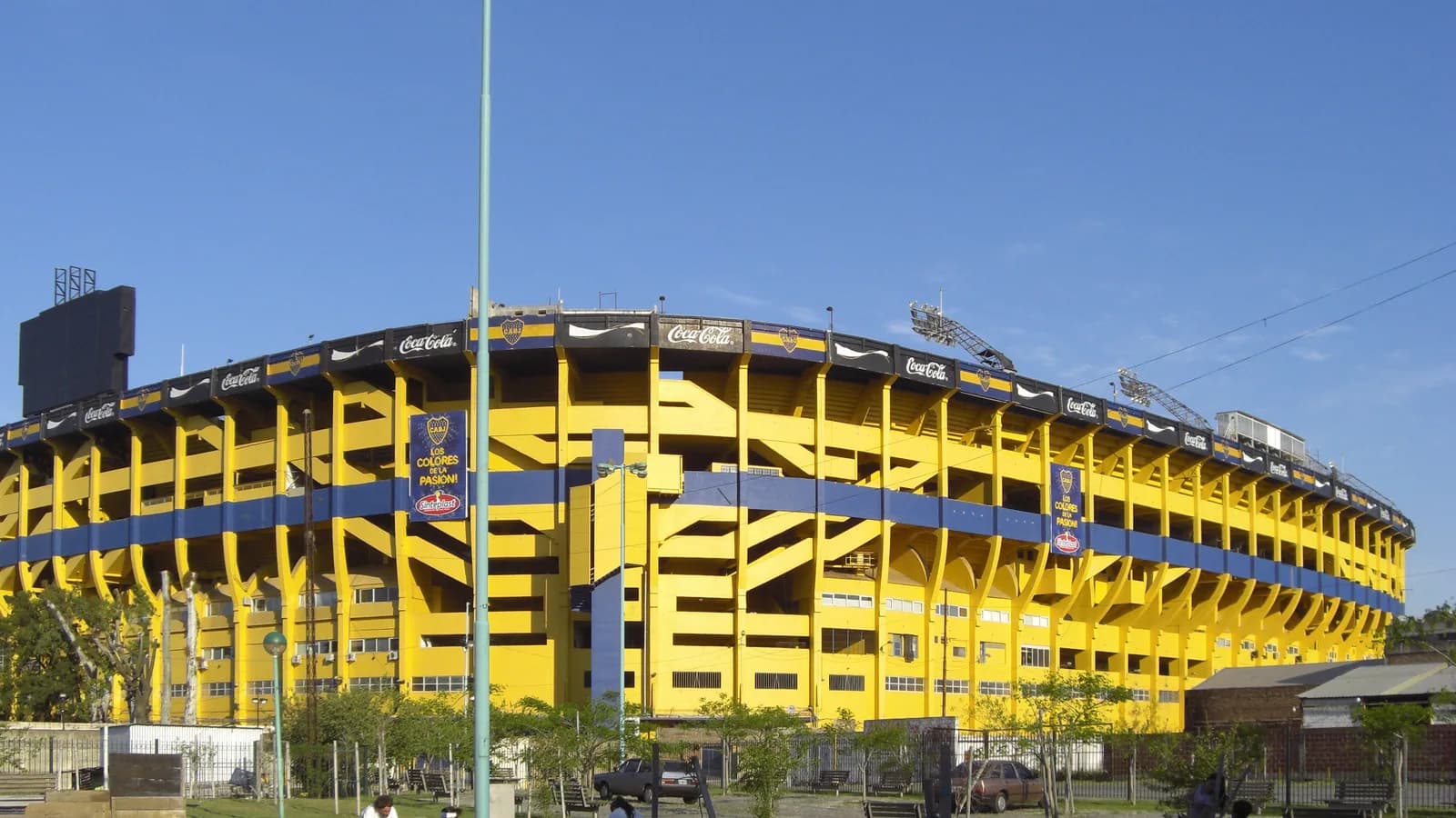 Fachada do estádio La Bombonera, do Boca Juniors, em Buenos Aires