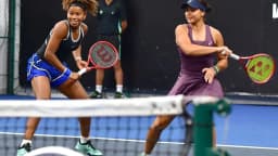 Tenistas disputam partida de duplas no SP Open, em foto de arquivo do torneio em São Paulo