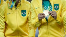 O atacante Gabriel Barbosa (Gabigol) em foto de arquivo com a seleção brasileira