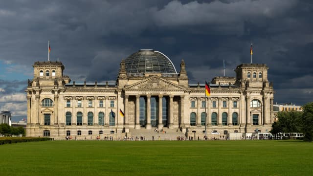 Prédio do Reichstag, sede do Parlamento alemão, em Berlim