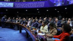 Plenário do Senado durante sessão de debates sobre a PEC do fim da escala 6x1, foto de arquivo