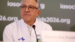 Ministro da Saúde, Alexandre Padilha, durante coletiva de imprensa
