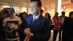 Gilberto Kassab, presidente do PSD, em evento público